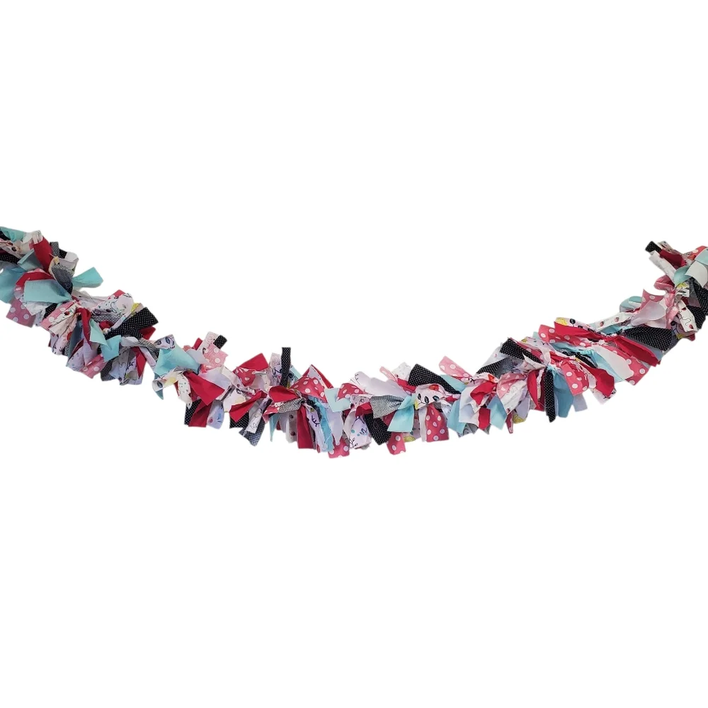New Hand-crafted Fabric Garland